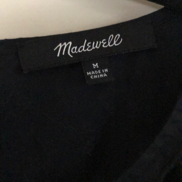 Madewell Cotton Embroidered Floral Peplum Top - Picture 3 of 6